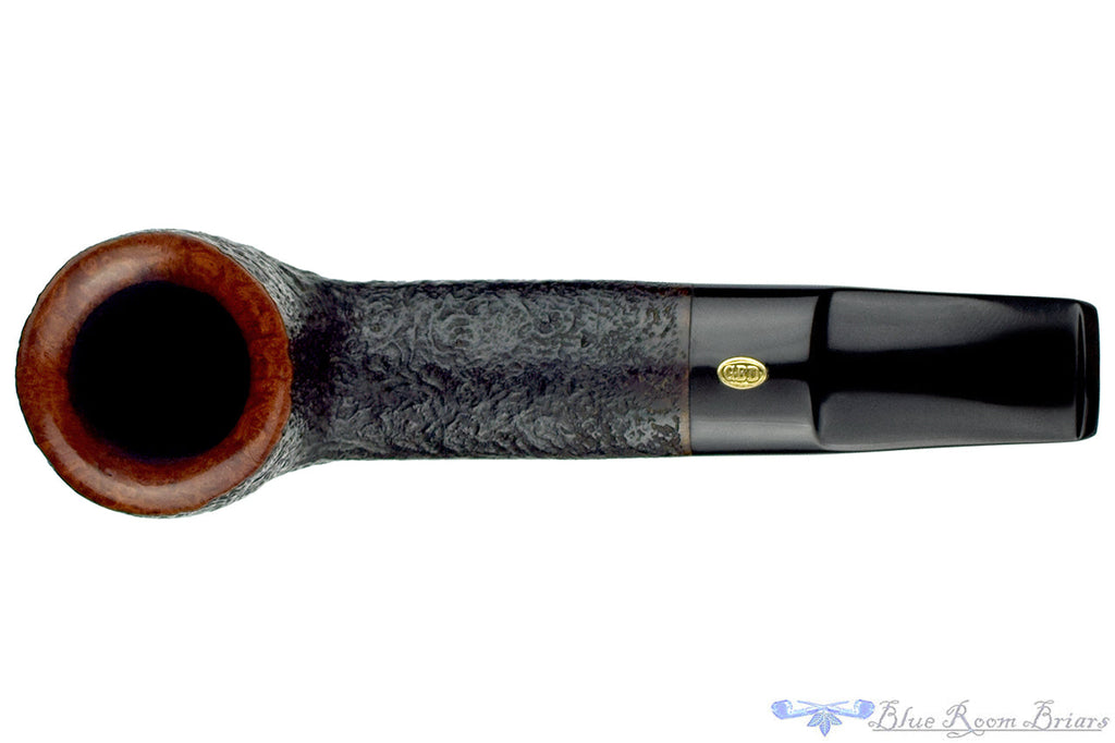 Blue Room Briars is proud to present this GBD Conquest Prehistoric 9659 Bent Oval Shank Pot Estate Pipe