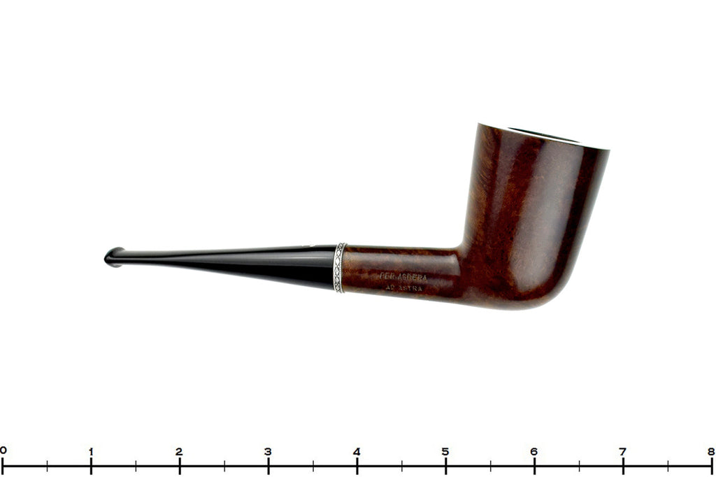 Blue Room Briars is proud to present this Ser Jacopo Compta Dublin with Silver UNSMOKED Estate Pipe