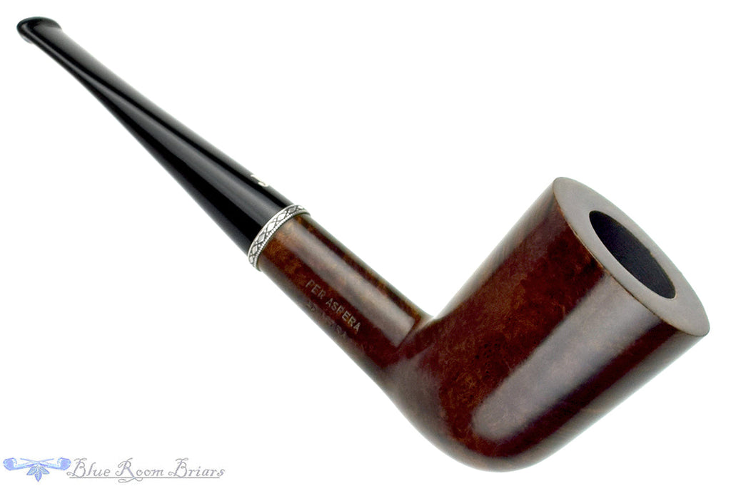 Blue Room Briars is proud to present this Ser Jacopo Compta Dublin with Silver UNSMOKED Estate Pipe