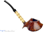 Blue Room Briars is proud to present this David Huber and Jesse Jones Collaboration Pipe Bent High-Contrast Freehand Sitter with Plateau and Bamboo