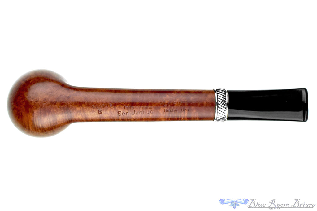 Blue Room Briars is proud to present this Ser Jacopo Canadian with Silver Estate Pipe