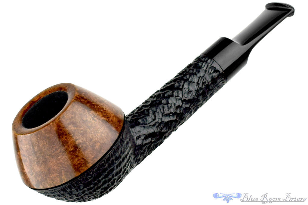 Blue Room Briars is proud to present this Brian Madsen Pipe Two Tone Carved Rhodesian