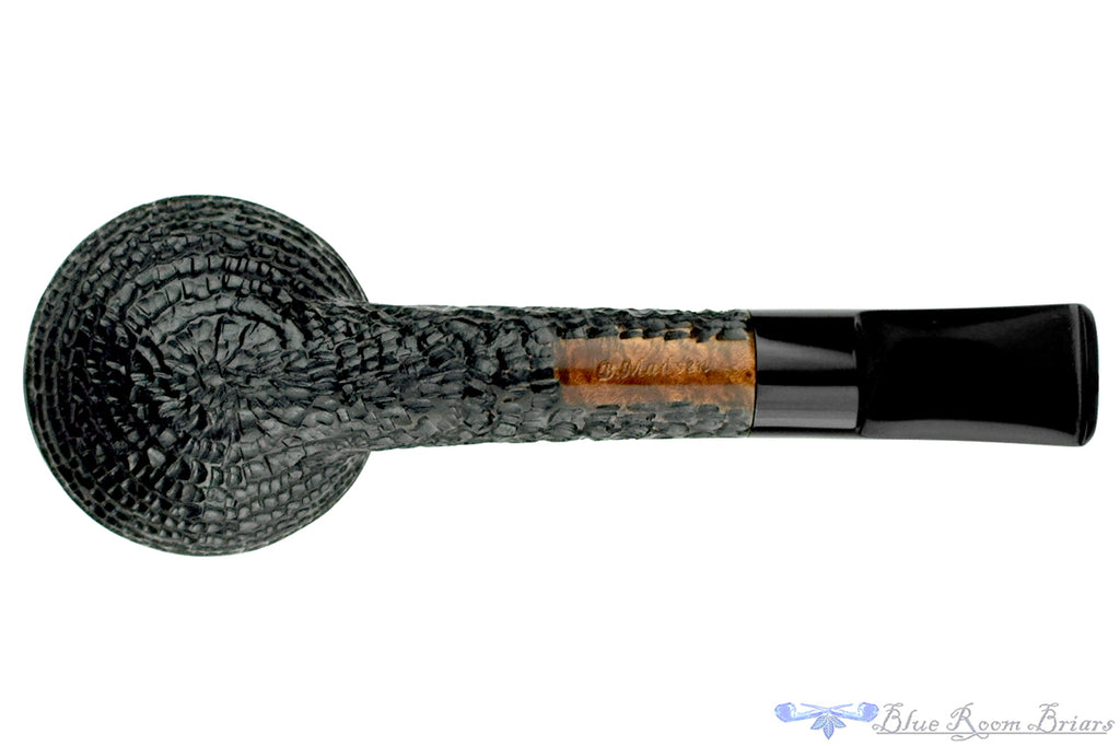 Blue Room Briars is proud to present this Brian Madsen Pipe Two Tone Carved Rhodesian