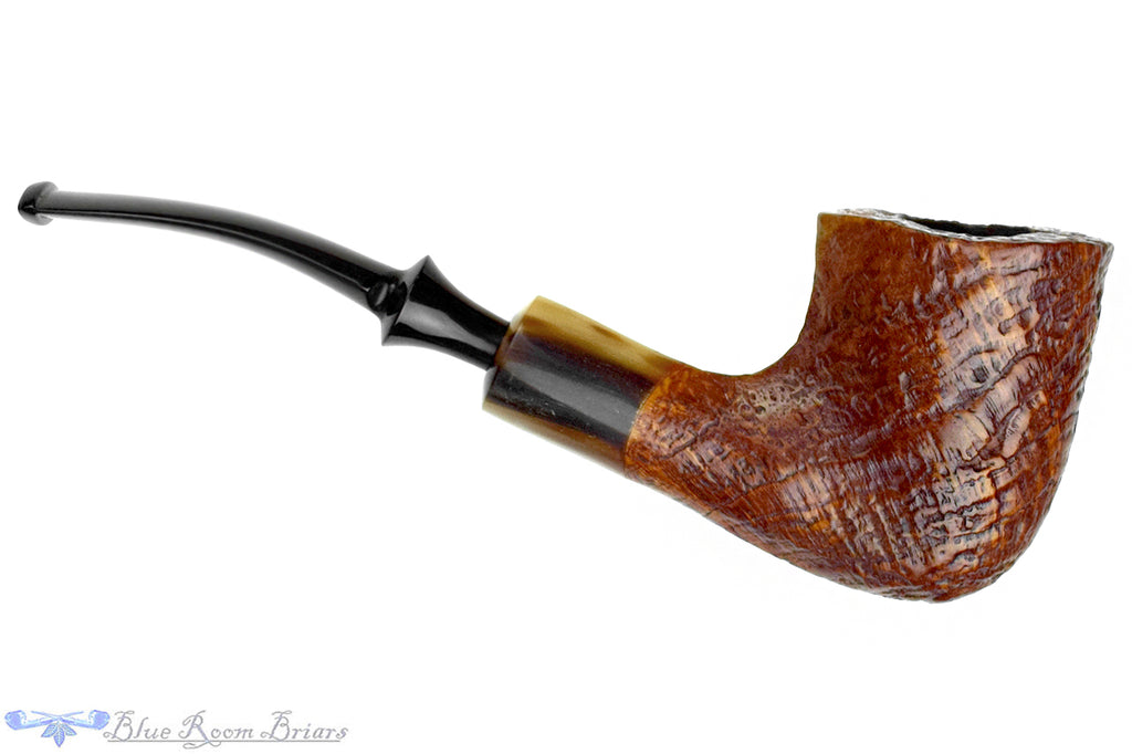 Blue Room Briars is proud to present this Savinelli Nonpareil 9901 Bent Billiard with Horn Estate Pipe