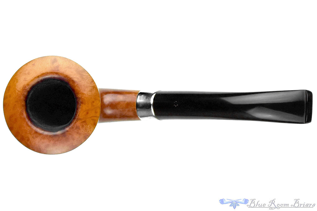 Blue Room Briars is proud to present this Elliott Nachwalter Handmade 91V Bent Dublin with Nickel Estate Pipe