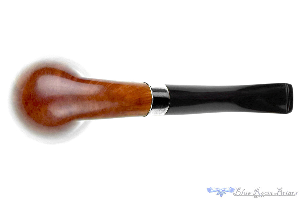 Blue Room Briars is proud to present this Elliott Nachwalter Handmade 91V Bent Dublin with Nickel Estate Pipe