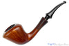 Blue Room Briars is proud to present this W.Ø. Larsen Straight Grain Handmade Bent Dublin with Horn ferrule Estate Pipe