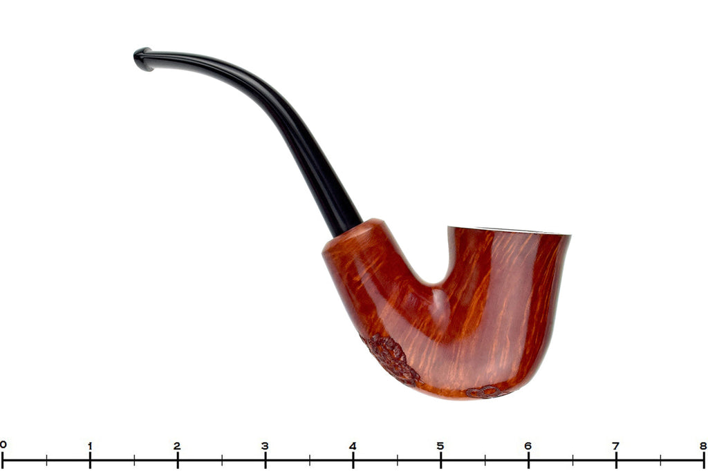 Blue Room Briars is proud to present this Calabresi Bent Spot Carved Calabash UNSMOKED Estate Pipe