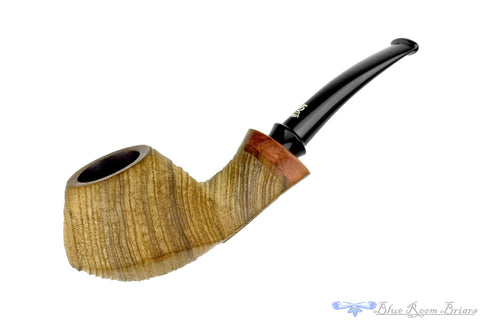 Caminetto Sandblast Pot with Acrylic Ferrule UNSMOKED Estate Pipe