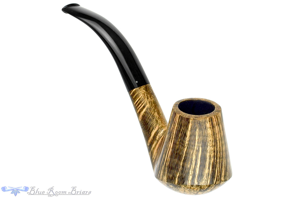 Blue Room Briars is proud to present this Chris Morgan Pipe High-Contrast Bent Volcano