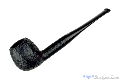 GH. Zhang (Sergey Ailarov) Chicago Pipe Show 08 (2024 Make) Bent Contrast Blast Tulip with Horn UNSMOKED Estate Pipe