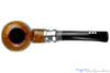 Blue Room Briars is proud to present this Leo Ebenhart Appel Bent Apple (9mm Filter) with Aluminum Estate Pipe