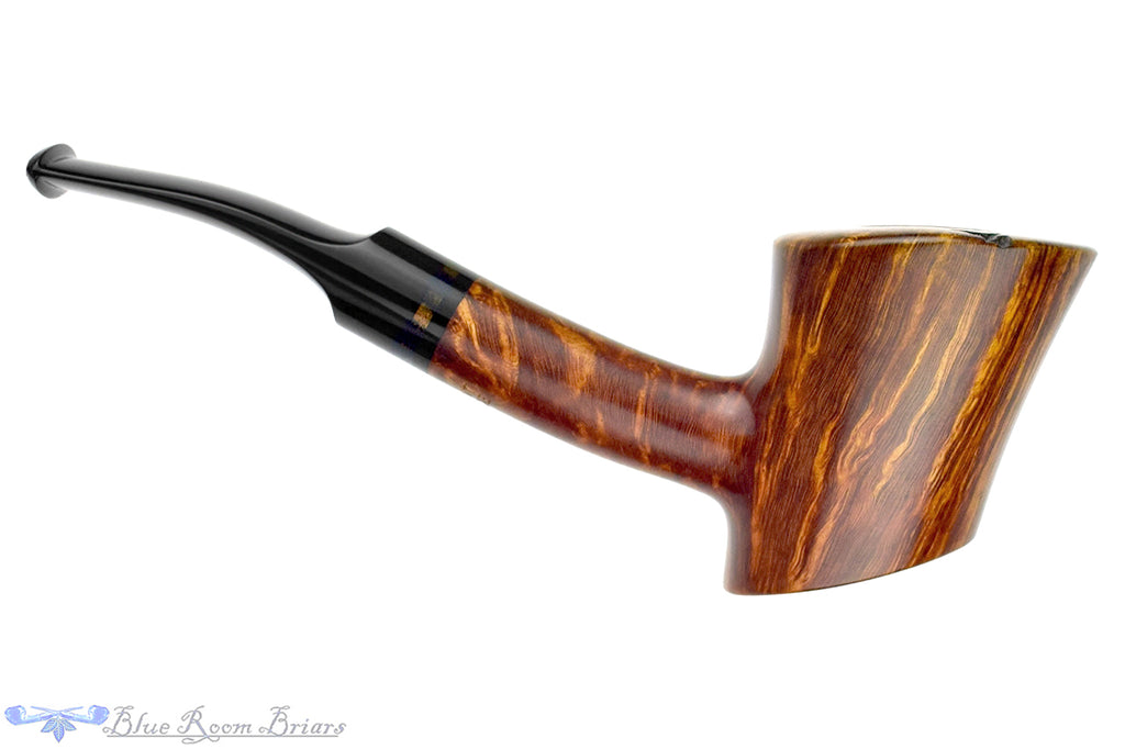 Blue Room Briars is proud to present this C. Kent Joyce Pipe Bent Elegant Tree with Plateau and Ebonite