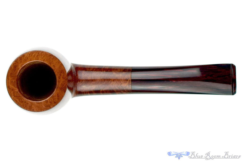 Blue Room Briars is proud to present this Bill Walther Pipe Bent Billiard Sitter with Brindle