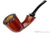 Blue Room Briars is proud to present this Bill Walther Pipe Bent Freehand with Plateaux and Brass