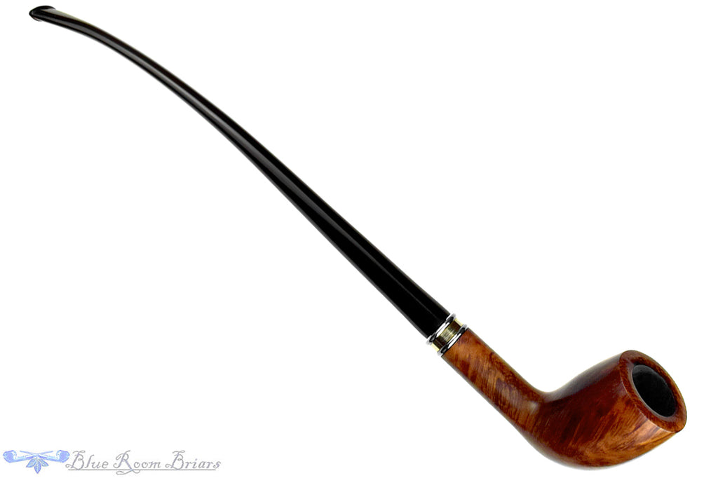 Blue Room Briars is proud to present this Stanwell Danish Design Hans Christian Andersen Churchwarden with Brass and Nickel Estate Pipe