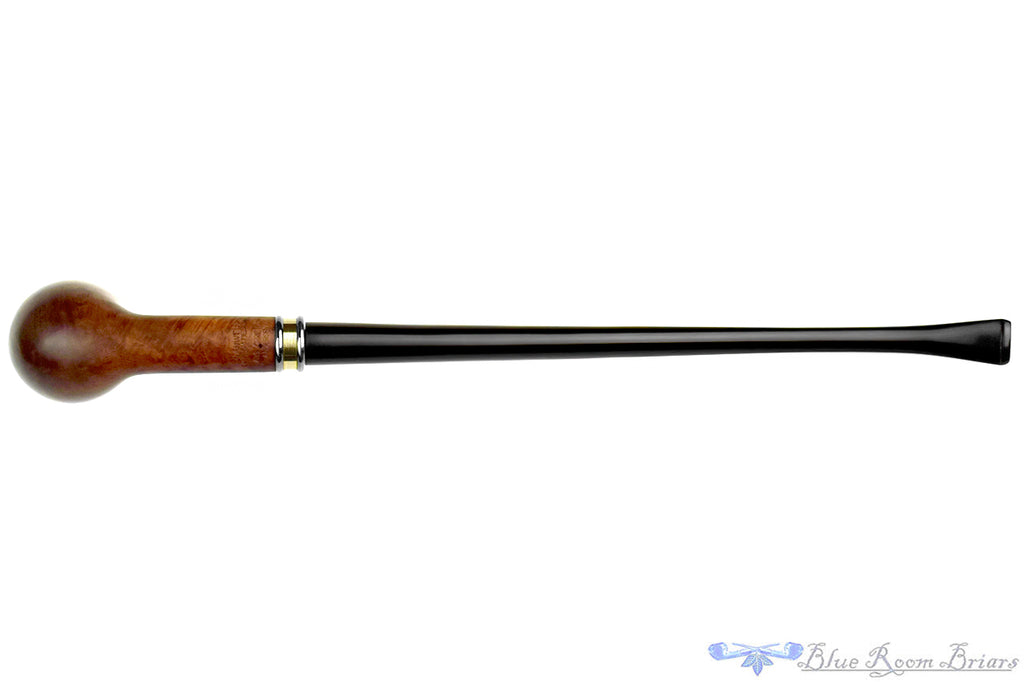 Blue Room Briars is proud to present this Stanwell Danish Design Hans Christian Andersen Churchwarden with Brass and Nickel Estate Pipe