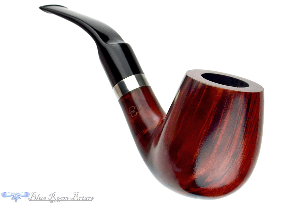 Blue Room Briars is proud to present this Kaywoodie Sterling Bent Billiard UNSMOKED Estate Pipe