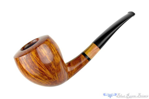 Bill Walther Pipe Bent Partial Blast Freehand Urn Sitter with Plateaux