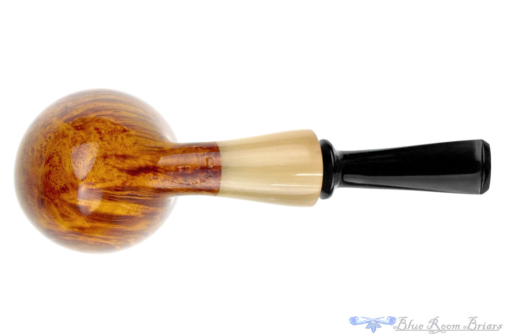 Blue Room Briars is proud to present this Erik Nielsen Pipe Grade C Bent Acorn with Horn