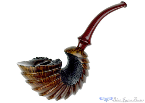 Marinko Neralić Pipe Dublin with Exotic Wood and Plateau Estate Pipe