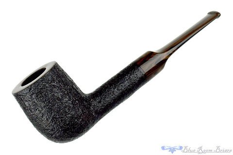 Jerry Crawford Pipe Tiger Striped Danish Apple with Asian Ox Horn