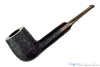 Blue Room Briars is proud to present this Jerry Crawford Pipe Black Blast Billiard with Brindle