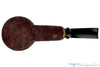 Maksim Nazarenko Bent Sandblast Tomato with Horn UNSMOKED Estate Pipe