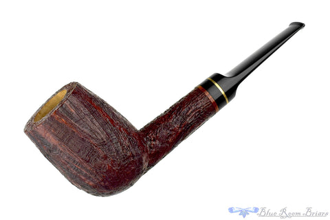 Mark Tinsky American (1992 Make) Large Sandblast Pot Estate Pipe
