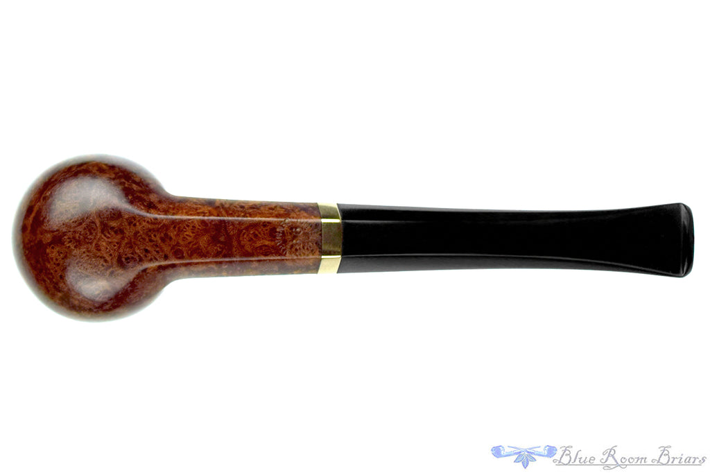 Blue Room Briars is proud to present this Tom Eltang (1999 Make) Apple with Hexagonal Shank and Brass Estate Pipe