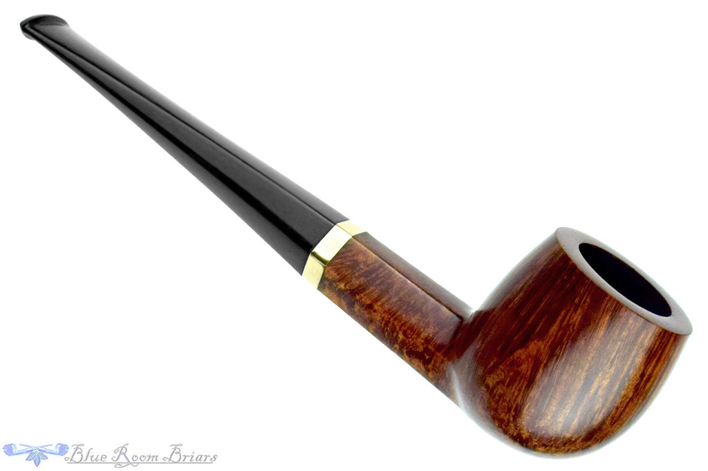 Blue Room Briars is proud to present this Tom Eltang (1999 Make) Apple with Hexagonal Shank and Brass Estate Pipe