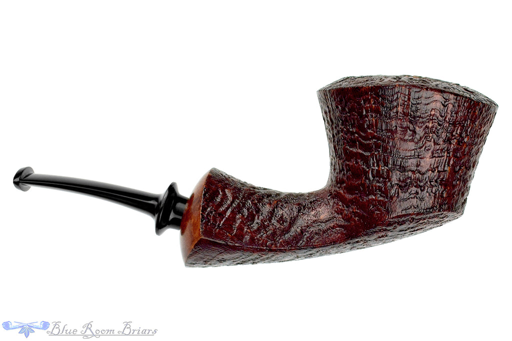 Blue Room Briars is proud to present this GH. Zhang (David S. Huber) Chicago Pipe Show 01 (2024 Make) Bent Ring Blast Dublin UNSMOKED Estate Pipe