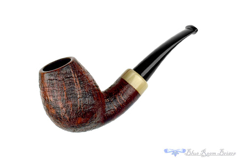 Tom Eltang and Former Nielsen 2004 Pipes and Tobacco Magazine Pipe of the Year Bent Racing Egg with Silver UNSMOKED Estate Pipe