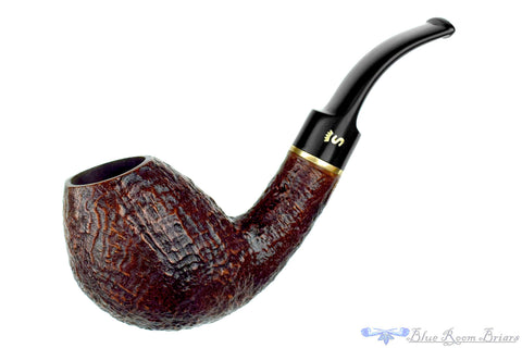 Castello Sea Rock Briar Prince with Acrylic Ferrule and Military Mount Estate Pipe