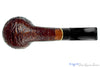 Blue Room Briars is proud to present this Stanwell Nordic 186 Bent Sandblast Egg with Brass Estate Pipe
