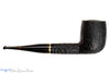 Blue Room Briars is proud to present this Savinelli Oscar Tiger 111 KS Rusticated Billiard (6mm Filter and Adapter) with Brass Estate Pipe