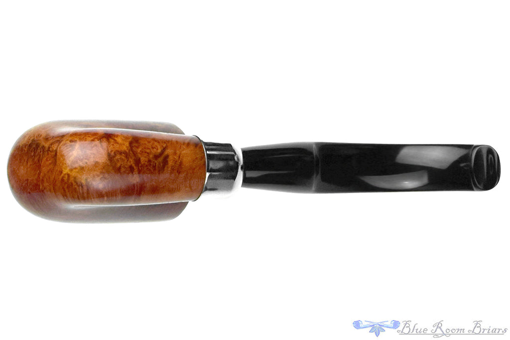 Blue Room Briars is proud to present this Savinelli Dry System 1604 Oom Paul Sitter with Nickel Estate Pipe