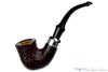 Blue Room Briar is proud to present this Peterson System Standard 305 Bent Rusticated Bell Dublin with Nickel Estate Pipe