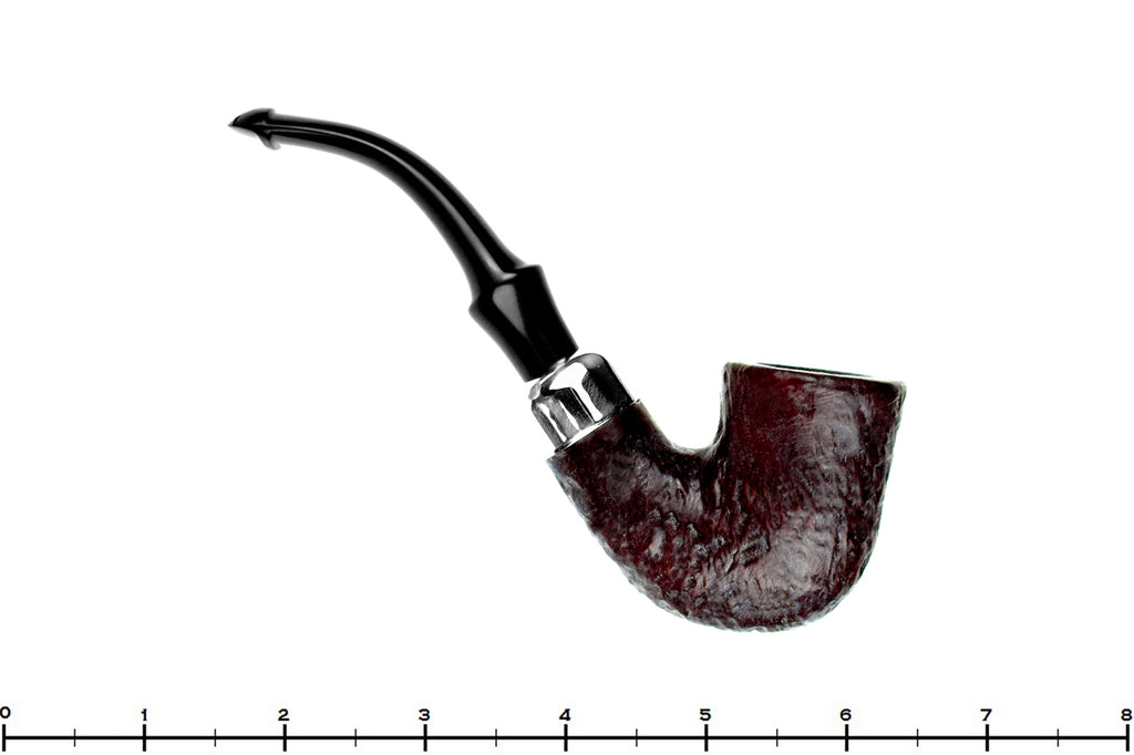 Blue Room Briar is proud to present this Peterson System Standard 305 Bent Rusticated Bell Dublin with Nickel Estate Pipe