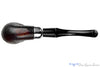 Blue Room Briars is proud to present this Shamrock (Peterson) 307 Sandblast Bent Billiard with Nickel Estate Pipe