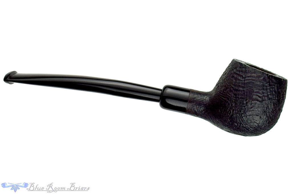Blue Room Briars is proud to present this Jan Pietenpauw Sandblast Prince with Acrylic Ferrule and Military Mount Estate Pipe