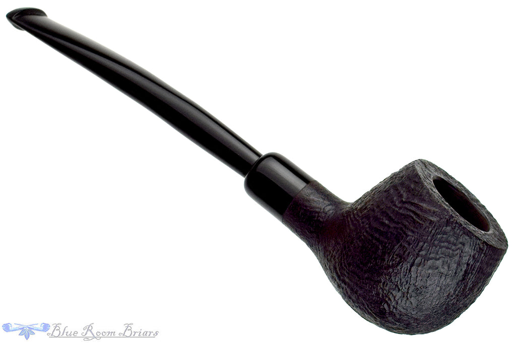 Blue Room Briars is proud to present this Jan Pietenpauw Sandblast Prince with Acrylic Ferrule and Military Mount Estate Pipe