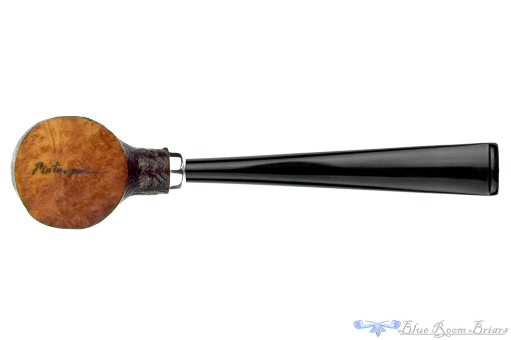 Blue Room Briars is proud to present this Jan Pietenpauw Sandblast Poker Sitter with Nickel Estate Pipe