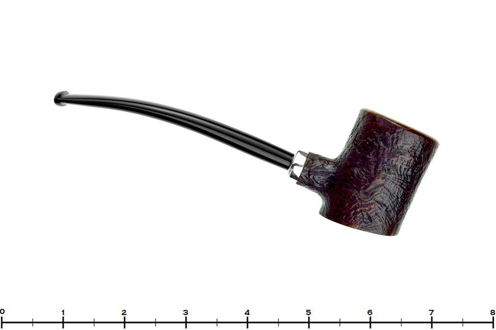 Blue Room Briars is proud to present this Jan Pietenpauw Sandblast Poker Sitter with Nickel Estate Pipe