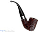 Blue Room Briar is proud to present this Peterson Donegal Rocky 338 Rusticated Bent Billiard with Nickel Estate Pipe