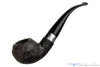 Blue Room Briars is proud to present this Peterson Donegal Rocky 999 Bent Rusticated Rhodesian With Nickel Estate Pipe with Replacement Stem