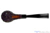 Blue Room Briars is proud to present this Jan Pietenpauw Bent Rusticated Billiard with Ebonite Ferrule and Military Mount Estate Pipe