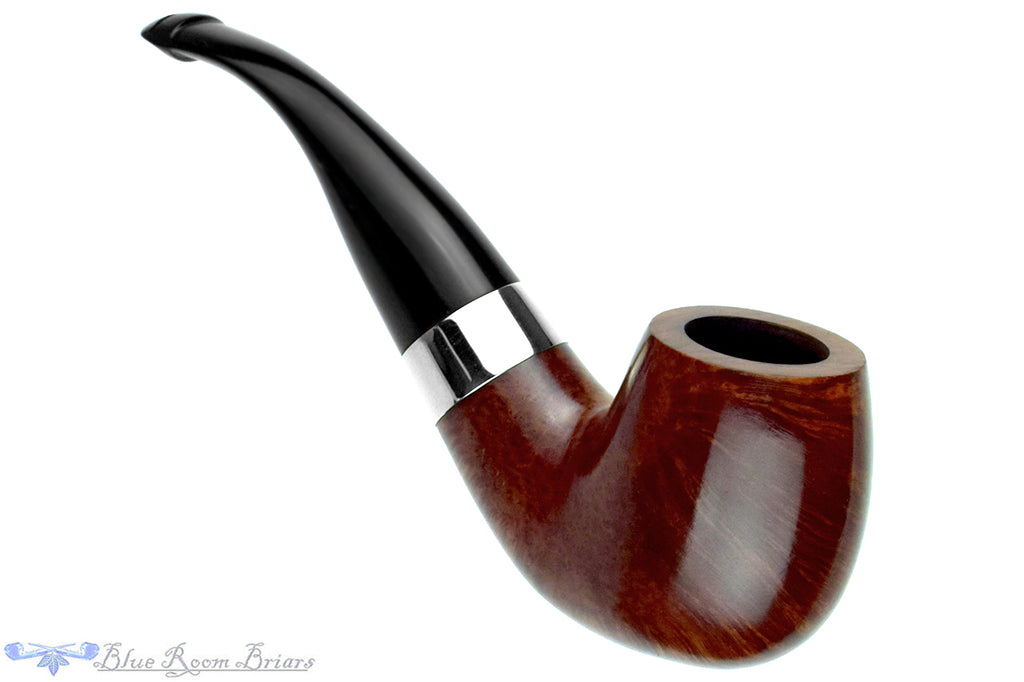 Blue Room Briars is proud to present this Peterson Aran XL90 Bent Billiard with Nickel and P-Lip Estate Pipe