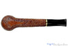 Blue Room Briars is proud to present this Savinelli Venere 812 Rusticated Bent Billiard (6mm Filter) with Oval Shank and Brass Estate Pipe