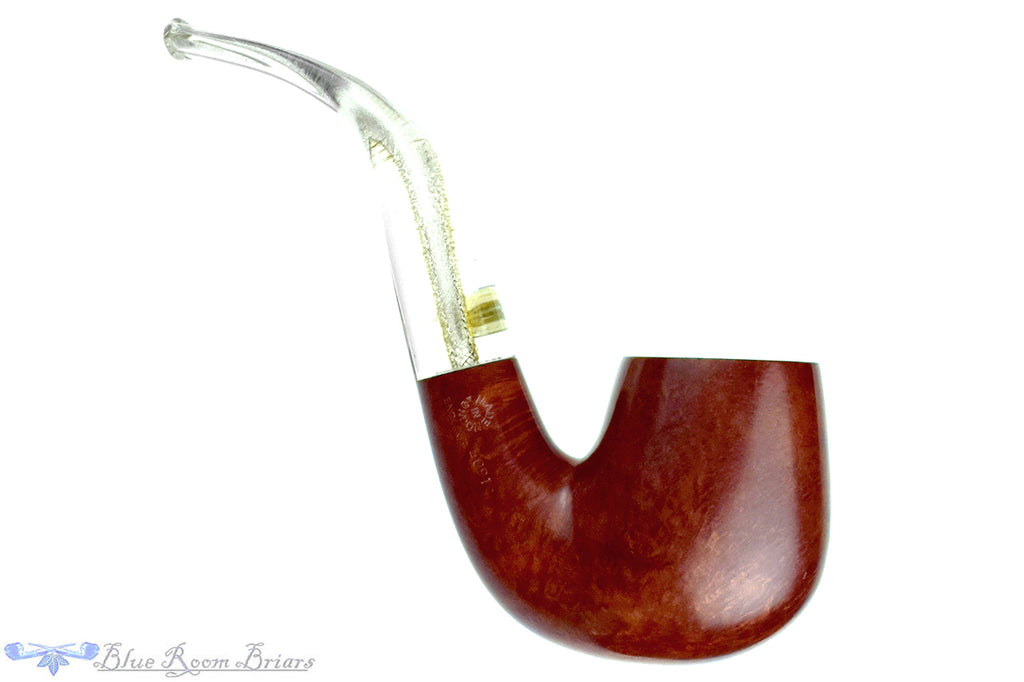 Blue Room Briars is proud to present this GBD Virgin Perspex 5091 (Post-Cadogan) Bent Billiard Estate Pipe